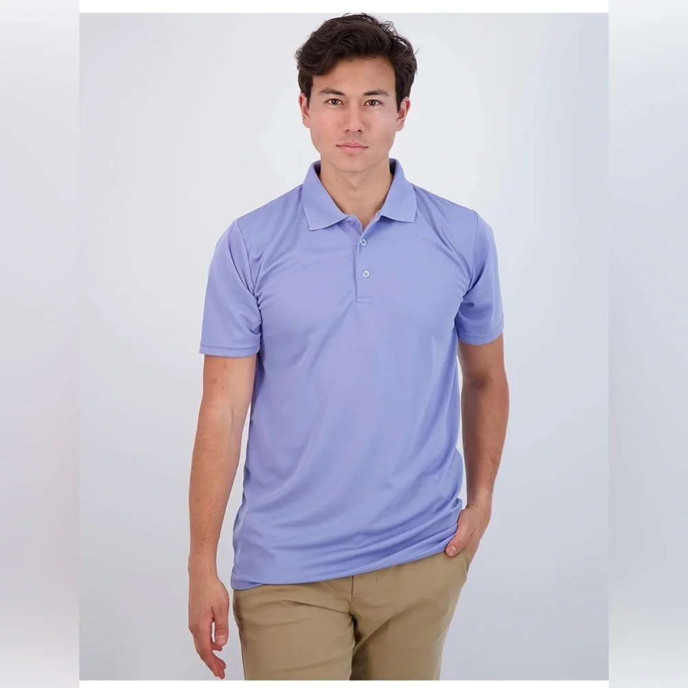 NEW - Men's Dry Fit Polo Shirt Set (3 Pack) - Picture 2 of 5